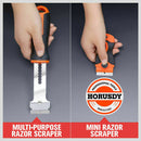 2Pc Putty Knife Set Multi-Purpose Scraper Spare Blades Paint Seal Remover Clean-5