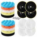 11Pcs 6" Buffing Waxing Polishing Pads Sponge Pad Set For Car Polisher Drill-1