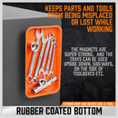 HORUSDY 3Pcs Magnetic Parts Tray Set Small Parts Tool Organization Non Slip-6