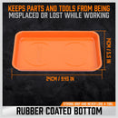 HORUSDY 3Pcs Magnetic Parts Tray Set Small Parts Tool Organization Non Slip-7