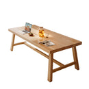 1.4M Solid Wood Dining Table Square Dining Table Dining Table Kitchen Furniture-1