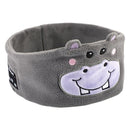 Cute Bluetooth Headband Headphones Wireless Sleep Music Mask with Mic - White-Panda-7