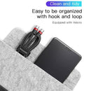 Red Black Baseus 60W 100W USB C to Type C Charger Cable PD Fast Charge For Samsung - 2m 100w-4