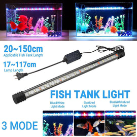 Aquarium Fish Tank Light LED Waterproof Full Spectrum Aqua Lamp RGB - 67cm 106Led