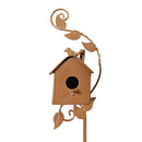 Birdhouse Garden Stakes Outdoor Yard Ornaments for Lawn and Garden Decoration - D-9