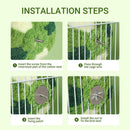 Hanging Warm Cotton Nest Hammock Cozy Bed for Parrots and Other Bird Species - Green-4