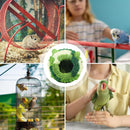 Hanging Warm Cotton Nest Hammock Cozy Bed for Parrots and Other Bird Species - Pink-6