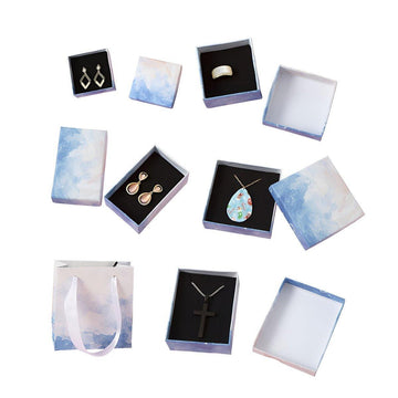 20PCS Cloud Jewelry Box Earrings Necklace Ring Bracelet DisplayOrganizer - 7*9*3cm（Box） - 0