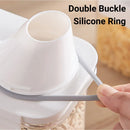 Sealed Household Grain Storage Box Transparent Rice Bucket Kitchen Storage - 2300ml-5