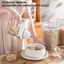 Sealed Household Grain Storage Box Transparent Rice Bucket Kitchen Storage - 2300ml-8