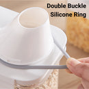 Sealed Household Grain Storage Box Transparent Rice Bucket Kitchen Storage - 2300ml-4