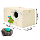 1-Piece Bird Breeding Nest Box with Perch, 29 x 15 x 15 cm-2
