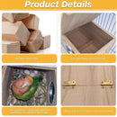 1-Piece Bird Breeding Nest Box with Perch, 29 x 15 x 15 cm-8