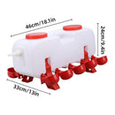 10L Chicken Poultry Automatic Drinking Tank Drinker Feeding Pot Water Dispenser-3