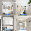 Invisible Wall Mounted Clothesline for Hotel Bathroom Sunbed Laundry Drying Rope-4