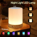 Touch Led Desk Lamp Bedside Study Reading Table Light Usb Ports  Dimmable Au-1