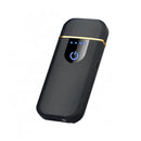 Arc Rechargeable Windproof Flameless Electronic Metal Lighter Usb Lighters Au - Blue-6