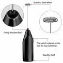 Electric Kitchen Mini Foamer Milk Frother Egg Beater Stirrer Whisk Mixer Tool - Coffee-5