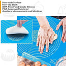 Orange Reusable Non-Stick Silicone Rolling Dough Mat Cake Pastry Baking Fondant Sheet - 29*26cm-4