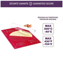 Orange Reusable Non-Stick Silicone Rolling Dough Mat Cake Pastry Baking Fondant Sheet - 29*26cm-9