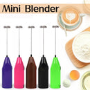 Electric Kitchen Mini Foamer Milk Frother Egg Beater Stirrer Whisk Mixer Tool - Purple-1