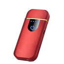 Arc Rechargeable Windproof Flameless Electronic Metal Lighter Usb Lighters Au - Silver-8