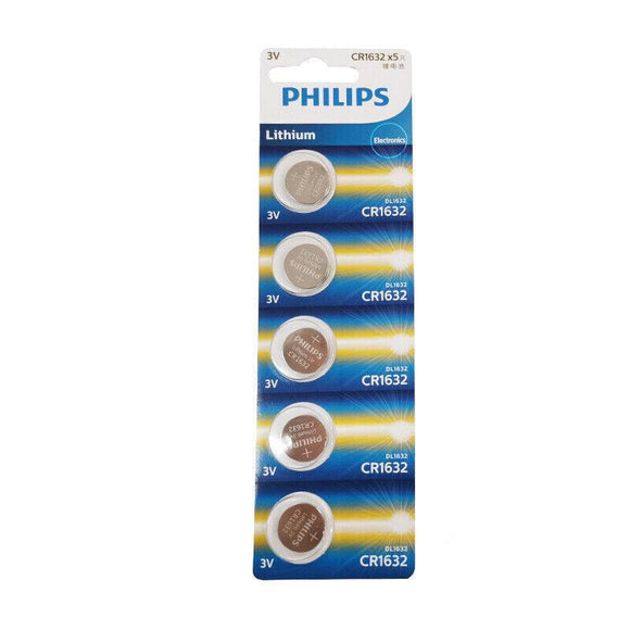 5-20Pcs Philips Cr1220 Cr1616 Cr1620 Cr1632 Cr2016 Cr2025 Cr2032 Button Battery - CR2025-20PCS