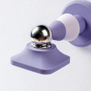 Silicone Silent Door Stopper with Suction Base and Secure Hold Catch Design - Blue-13