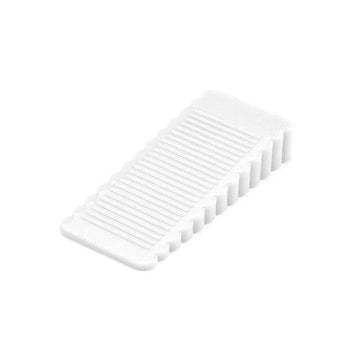 2Pcs Thick Rubber Wedge Door Stoppers Floor Carpet Heavy Duty Door Stop Security - 0