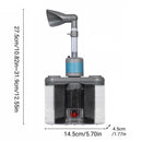 Aquarium Six in One Filter Reverse Air Lift Suction Aeration Wave Maker System-3