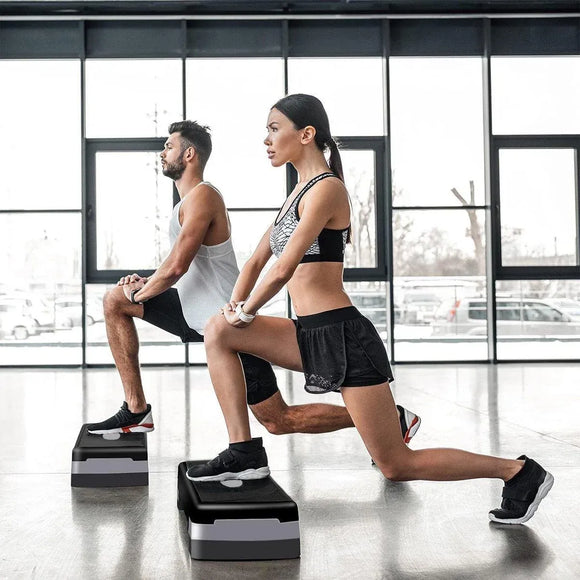 1-Piece Black Aerobic Step Platform