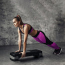 1-Piece Black Aerobic Step Platform-12