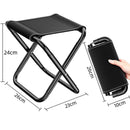 Portable Outdoor Folding Stool Travel Camping Fishing Small Foldable Chair Mat - Extra-Large-3