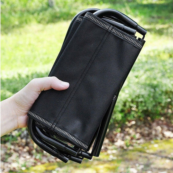 Portable Outdoor Folding Stool Travel Camping Fishing Small Foldable Chair Mat - Extra-Large