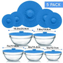 5-Piece Blue Food Cover Set in Assorted Sizes-3
