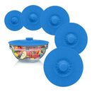5-Piece Blue Food Cover Set in Assorted Sizes-10
