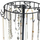 1-Piece Black Rotating Jewellery Display Rack-7