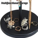 1-Piece Black Rotating Jewellery Display Rack-9