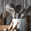 19-Piece Grey Kitchen Utensil Set with Storage Holder-6