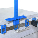 Furniture Carpentry Drill Guide Punch Locator Woodworking Hole Locator Ruler - Blue-10