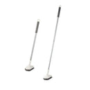 Long Handled Shower Scrub Brush with Extendable Pole for Bathroom Tiles-2
