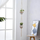 5-Piece Macrame Plant Hanger Set for Indoor Pots-10