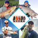 5PCS Faux Lure Set Fish Hard Fake Bait Fishing Lures Artificial Bait Tackle Gear-5