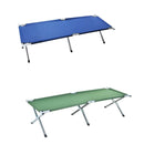 Portable Lightweight Folding Aluminum Camping Bed Ultra Light Outdoor Camp Bed - Green-3