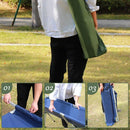 Portable Lightweight Folding Aluminum Camping Bed Ultra Light Outdoor Camp Bed - Green-10