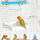 3in1 Parrot Bath Basin Bird Bathtub Cage or Accessory Pet Bird Feeder Water Bowl - Overdress-8