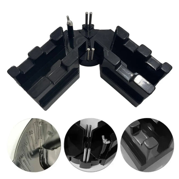 2-in-1 Bevel and Mitre Box Angle Tool with Scale 85-180 Degrees, 1 Piece