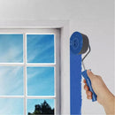 8Pcs/Set Pro Paint Roller Brush Handle Flocked Edger Wall Painting Hand Tool-9