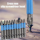 10PCS Anti Slip Electric Hex Shank 50mm PH2 Cross Head Screwdriver Bits Set-12