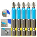 10PCS Anti Slip Electric Hex Shank 50mm PH2 Cross Head Screwdriver Bits Set-4